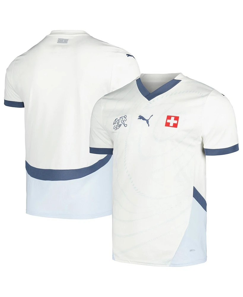 Puma Men's White Switzerland National Team 2024 Away Replica Jersey