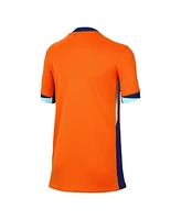 Nike Big Boys and Girls Orange Netherlands National Team 2024 Home Replica Blank Jersey