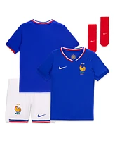 Nike Baby Boys and Girls Blue France National Team 2024 Home Stadium Jersey Kit Set