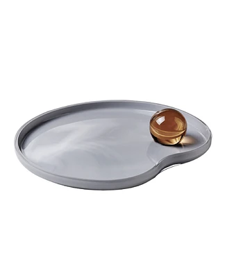 Nude Glass Juno Serving Plate