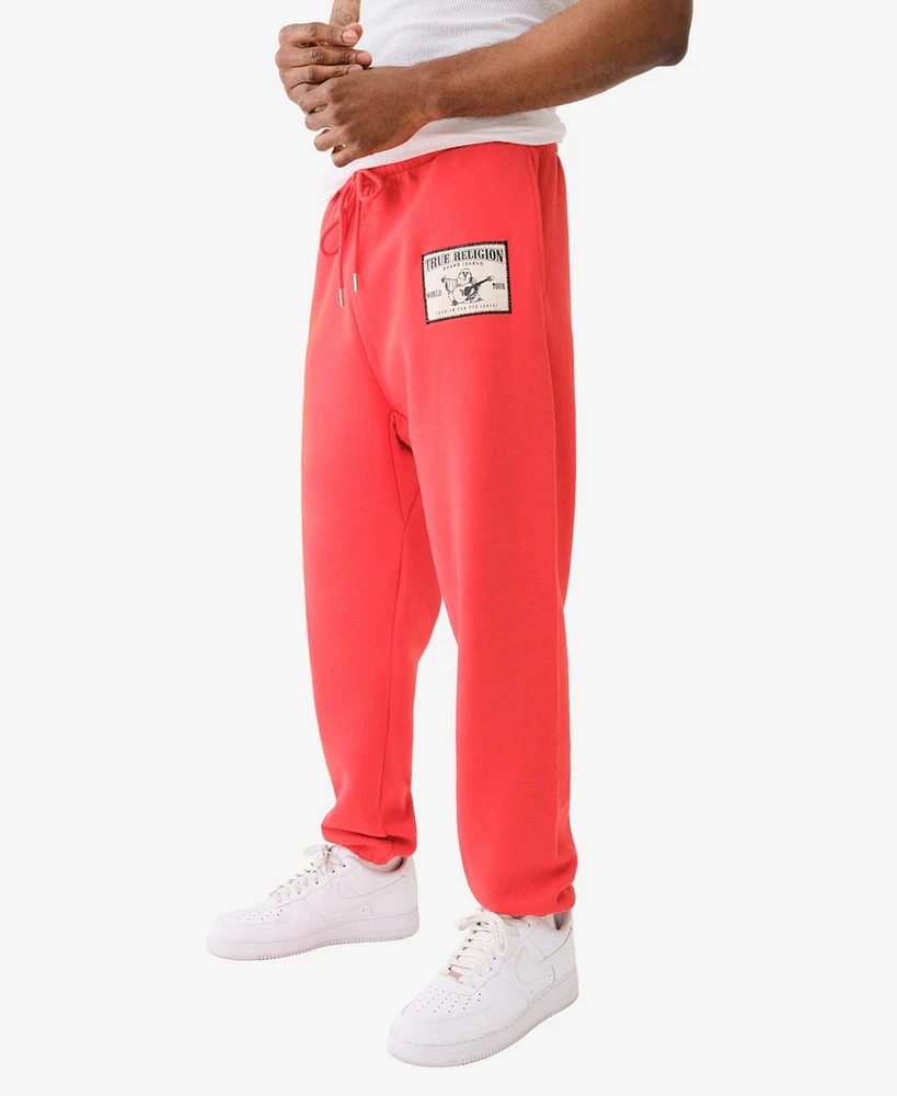 True Religion Men's Relaxed Ladder Applique Jogger