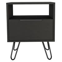 Fm Furniture Vienna Nightstand, Shelves