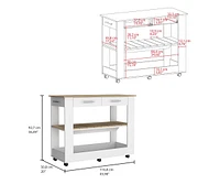 Fm Furniture Brooklyn 46 Kitchen Island