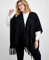 I.n.c. International Concepts Women's Embellished Topper Wrap, Created for Macy's