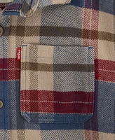 Levi's Big Boys Hooded Flannel Shirt