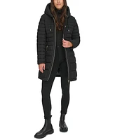 Tommy Hilfiger Women's Hooded Packable Puffer Coat