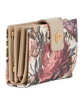 Giani Bernini Floral Saffiano Framed Indexer Wallet, Created for Macy's