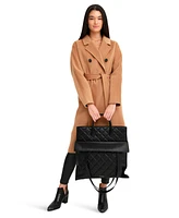 Belle & Bloom Women's Boss Girl Double-Breasted Wool Coat