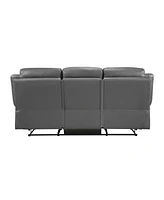 Homelegance White Label Corvallis 87" Double Reclining Sofa