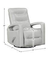 Homelegance White Label McCoy 32" Swivel Glider Reclining Chair