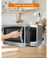 Commercial Chef 1.3 Cu. Ft. Counter Top Microwave,Stainless Steel