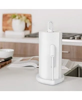 Simplehuman Tension Arm Paper Towel Holder, White Stainless Steel
