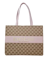 Bebe Serena Large Jacquard Tote Bag