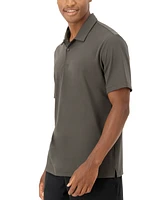 Hanes Men's Moves Performance Short Sleeve Polo