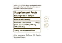 Solgar Garlic Oil Perles, 250 S Gels
