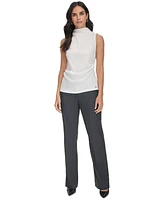 Calvin Klein Women's Mock-Neck Sleeveless Top