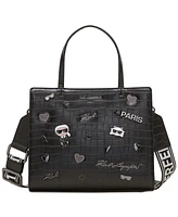 Karl Lagerfeld Paris Maybelle Small Leather Satchel