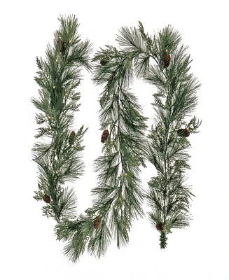 National Tree Company Hgtv Home Collection Pre-Lit Black Tie Cedar Garland 9 ft.