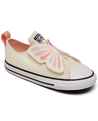 Converse Toddler Girls' Chuck Taylor All Star Easy-On Butterflies Casual Sneakers from Finish Line