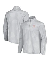 Tommy Bahama Men's Gray Dale Earnhardt Delray Frond IslandZone Half-Zip Jacket