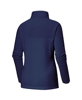 Columbia Women's Navy Colorado Avalanche Benton Springs Half-Snap Jacket