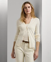 Lauren Ralph Women's Slim-Fit V-Neck Cardigan