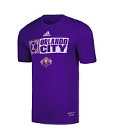 Adidas Men's Purple Orlando City Sc 2024 Jersey Hook Aeroready T-Shirt