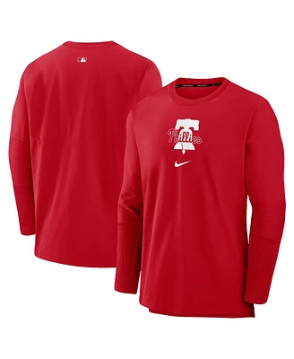 Nike Men's Red Philadelphia Phillies Authentic Collection Player Performance Pullover Sweatshirt