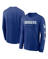 Nike Men's Royal Los Angeles Dodgers Repeater Long Sleeve T-Shirt