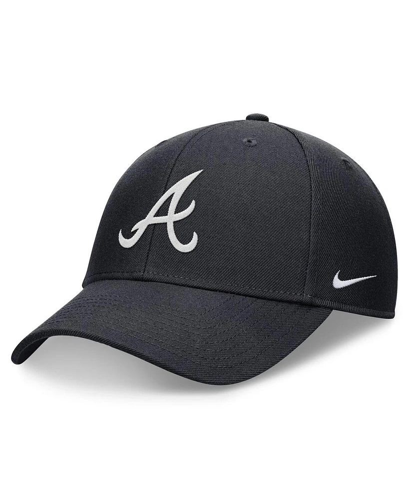 Nike Men's Navy/ Atlanta Braves Evergreen Club Performance Adjustable Hat