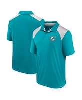 Fanatics Men's Aqua Miami Dolphins Primary Polo