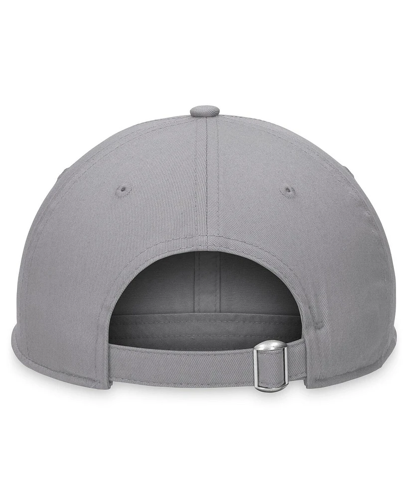 Fanatics Men's Gray Columbus Blue Jackets Extra Time Adjustable Hat