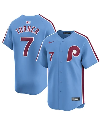 Nike Men's Trea Turner Light Blue Philadelphia Phillies Alternate Limited Player Jersey