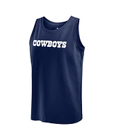 Fanatics Men's Navy Dallas Cowboys Elements Tank Top