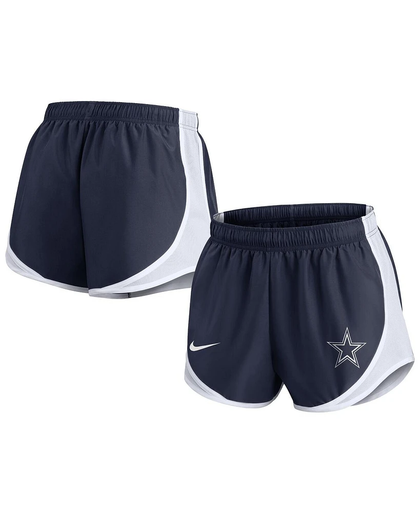 Nike Women's Navy Dallas Cowboys Tempo Shorts