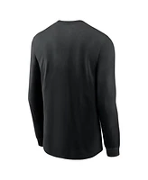 Nike Men's Black Iowa Hawkeyes 2024 Sideline Legend Performance Long Sleeve T-Shirt