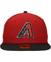 New Era Men's Red Arizona Diamondbacks Jackie Robinson Day Side Patch 59FIFTY Fitted Hat