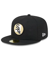 New Era Men's Black Chicago White Sox 59FIFTY Day Team Pop Fitted Hat