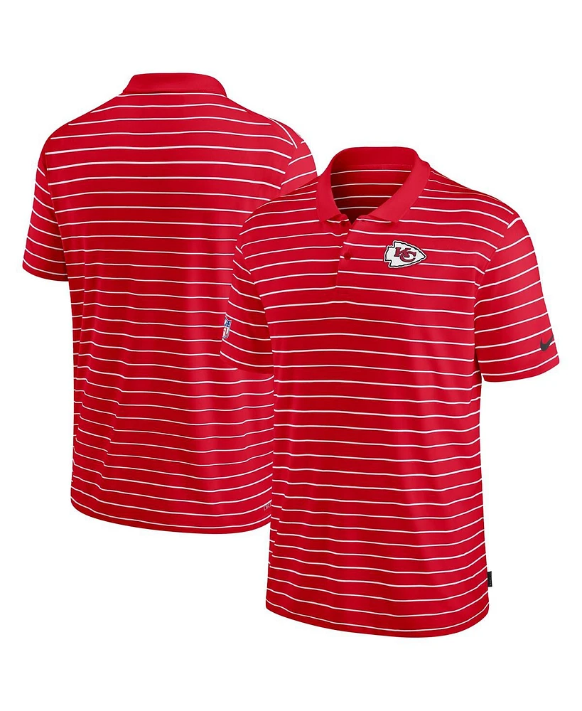 Nike Men's Red Kansas City Chiefs 2022 Sideline Lock Up Victory Performance Polo