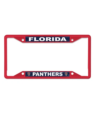 Wincraft Florida Panthers Chrome Colored License Plate Frame