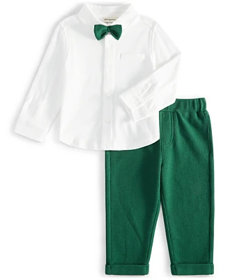 First Impressions Baby Boys Waffle Shirt & Pants Set, Created for Macy's