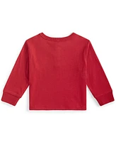 First Impressions Baby Boys Acorn Embroidered Long-Sleeve Henley, Created for Macy's