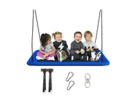 Slickblue Toddler Outdoor Platform Tree Swing – Comfortable Seat with 2 Heavy-Duty Hanging Straps