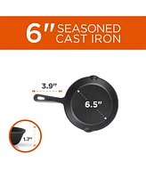 Cast Iron 3-Piece Skillet 1 Set