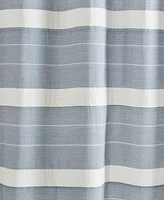 Martha Stewart Adrien Woven Stripe Shower Curtain, 72" x