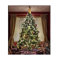 Yescom 66 ft Led String Lights Battery Operated Starry Fair Rope Lights 8 Modes Remote Christmas