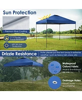 Slickblue 10 x Feet Foldable Outdoor Instant Pop-up Canopy with Carry Bag