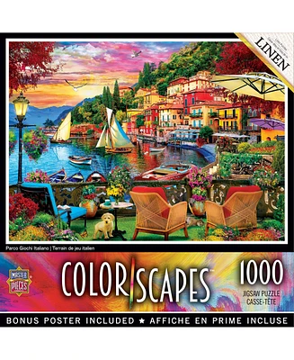 Masterpieces Colorscapes - Parco Giochi Italiano 1000 Piece Puzzle