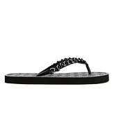 Juicy Couture Women's Spacey 2 Chain Detail Flip Flop Sandals