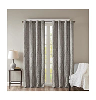 SunSmart Mirage Knitted Jacquard Damask Total blackout curtains for bedroom